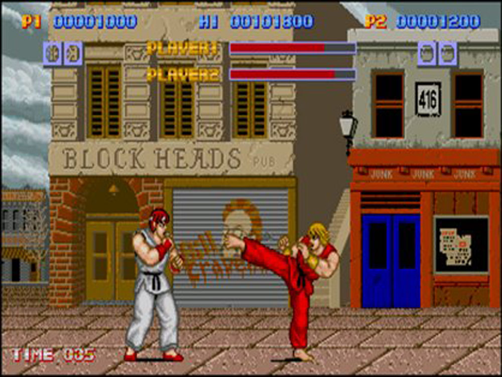 Imagem gameplay Street Figther